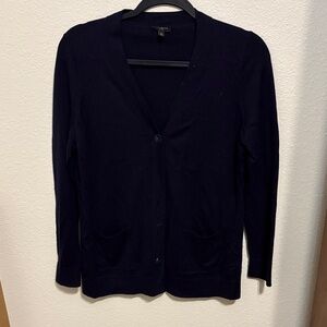Women's navy blue Cardigan Sweater